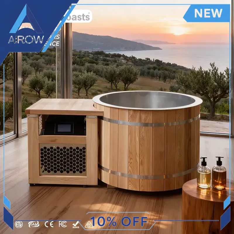 for Wood Cold Plunge Tub 1HP C - Spa Wellness Gym 评论和价格