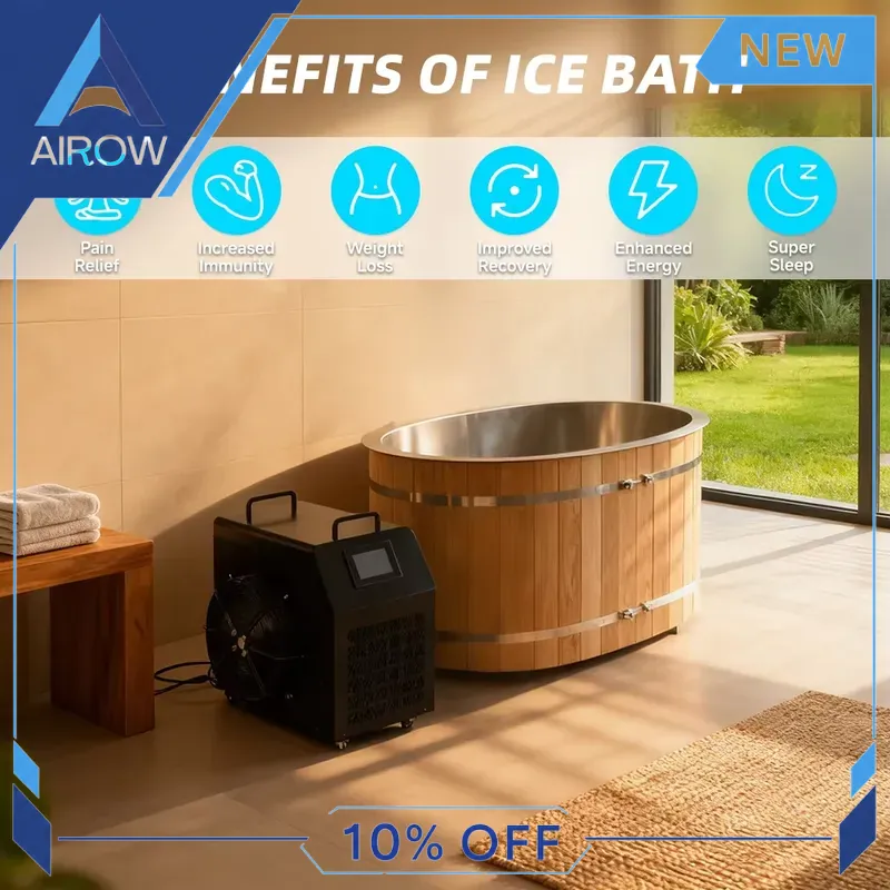 for Wood Cold Plunge Tub 1HP C - Spa Wellness Gym 评论和价格