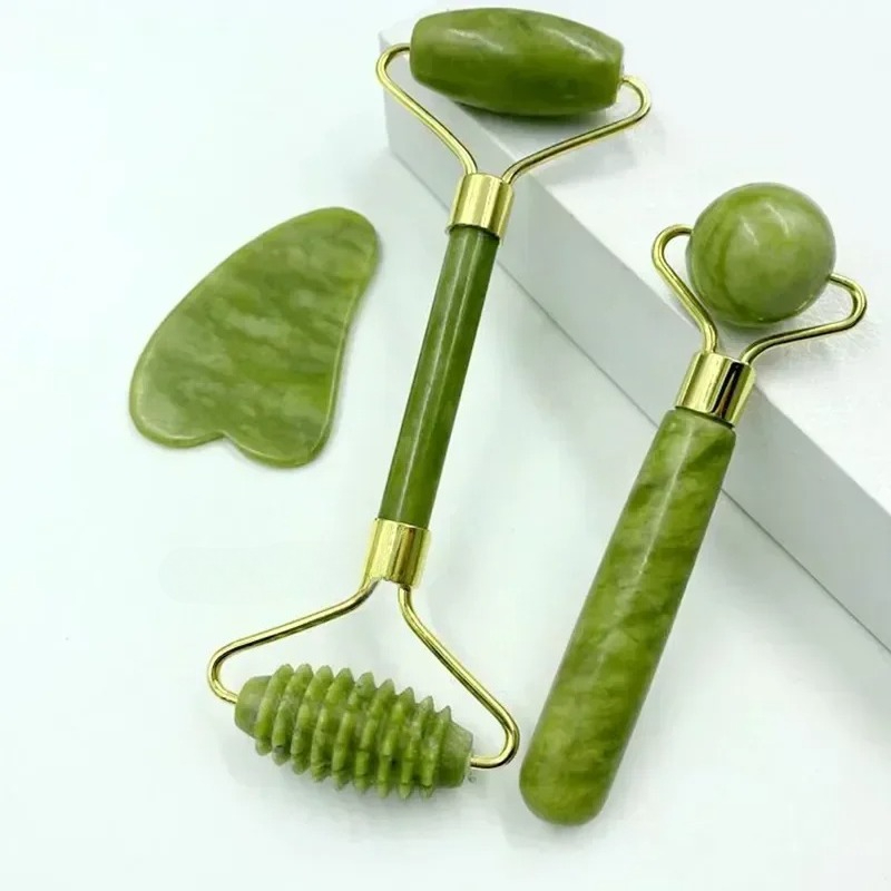 Natural jade roller massager,  - Jade Roller Stone 评论和价格