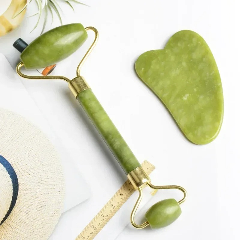 Natural jade roller massager,  - Jade Roller Stone 评论和价格