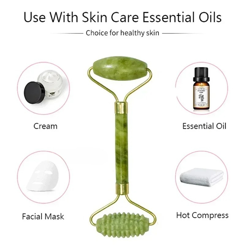 Natural jade roller massager,  - Jade Roller Stone 评论和价格