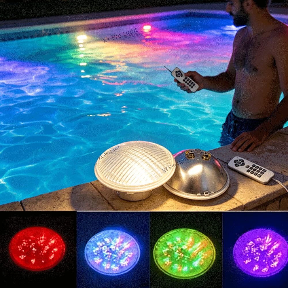 25W PAR56 RGB LED Swimming Poo - Xy Spa & Wellness George Town 评论和价格