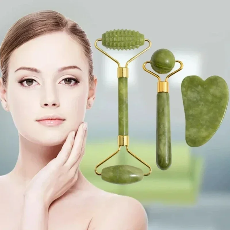 Natural Jade Roller Face Gua S - Jade Roller Stone 评论和价格