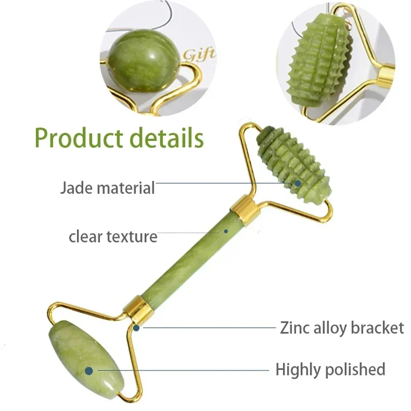 Natural Jade Roller Face Gua S - Jade Roller Stone 评论和价格