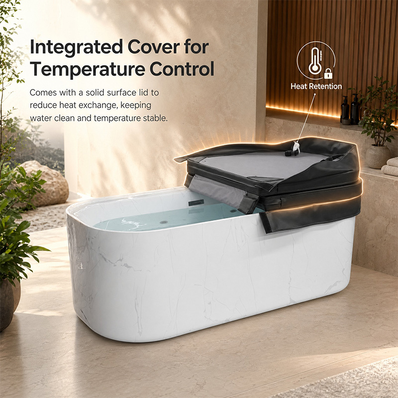 Acrylic Cold Plunge Tub Marble - Spa Wellness Gym 评论和价格