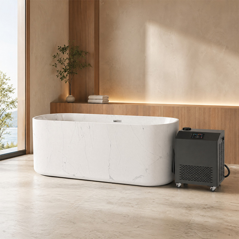 Acrylic Cold Plunge Tub Marble - Spa Wellness Gym 评论和价格