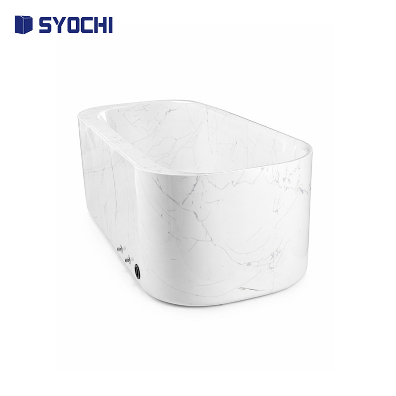 Acrylic Cold Plunge Tub Marble - Spa Wellness Gym 评论和价格