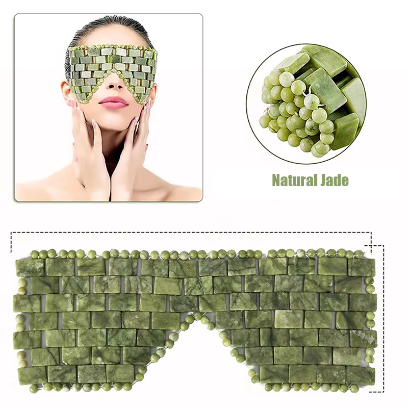 Natural Xiuyan Jade Facial Mas - Jade Roller Stone 评论和价格