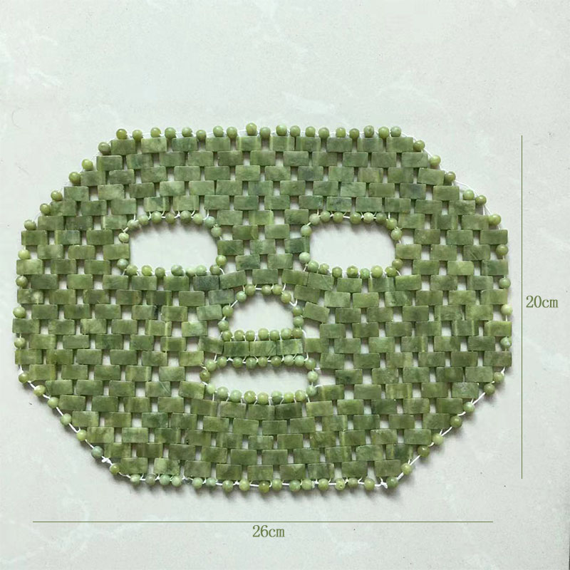Natural Xiuyan Jade Facial Mas - Jade Roller Stone 评论和价格